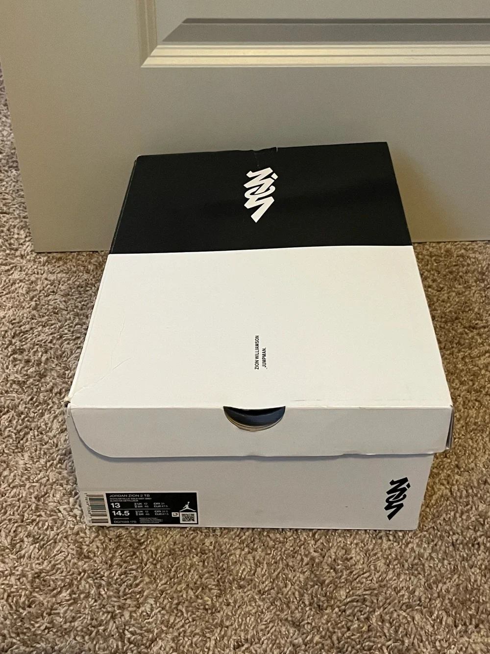 Air Jordan Zion 2 TB White Sneakers